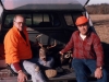 Dad and Bud Mous after a hunt in Southern Illinois