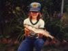 Future wife, Trish with Chain Pickerel