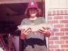 Bill with five pound Blue Catfish on the Nottaway River.