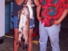 Bill and friend Kenny with catfish caught on Corey's Ditch